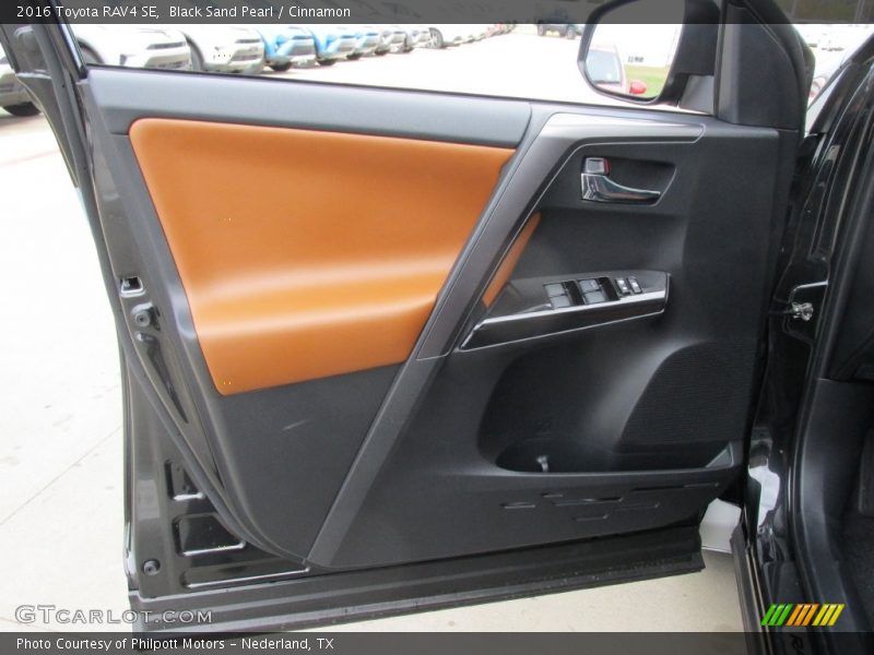 Black Sand Pearl / Cinnamon 2016 Toyota RAV4 SE