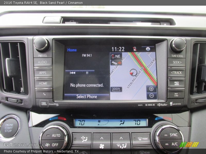 Black Sand Pearl / Cinnamon 2016 Toyota RAV4 SE