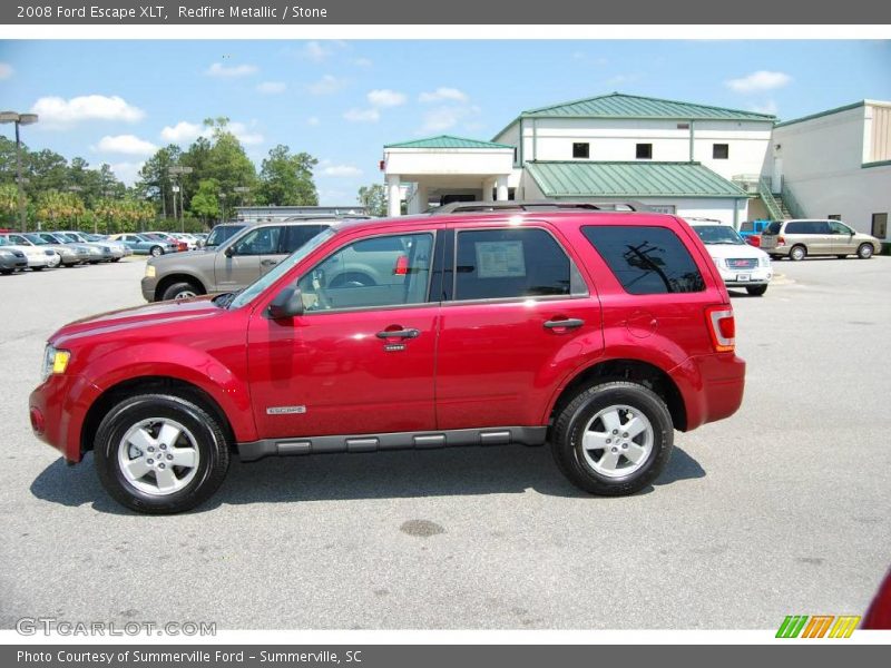 Redfire Metallic / Stone 2008 Ford Escape XLT