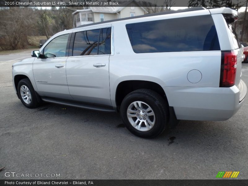 Silver Ice Metallic / Jet Black 2016 Chevrolet Suburban LS 4WD