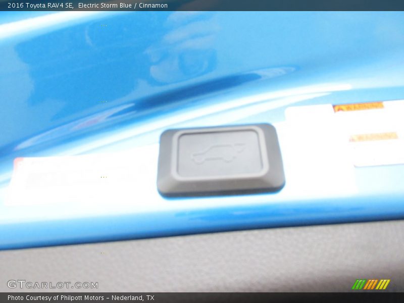 Electric Storm Blue / Cinnamon 2016 Toyota RAV4 SE