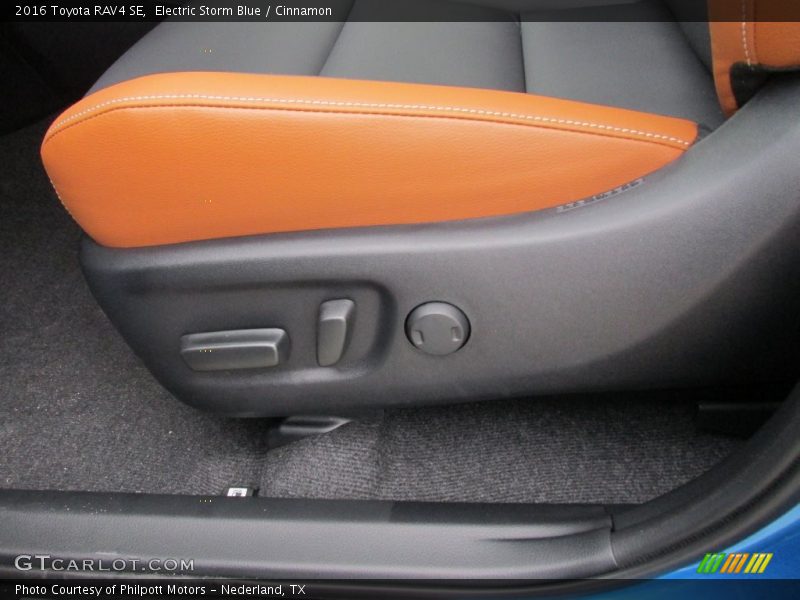 Electric Storm Blue / Cinnamon 2016 Toyota RAV4 SE