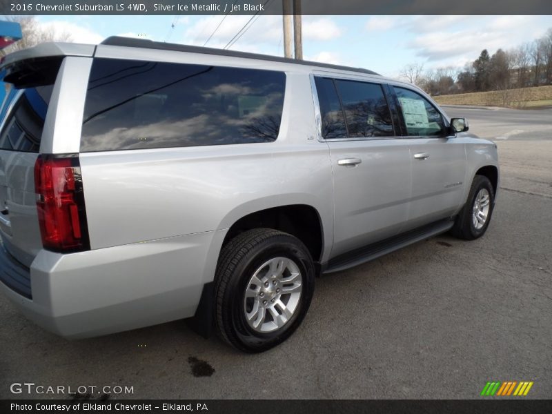 Silver Ice Metallic / Jet Black 2016 Chevrolet Suburban LS 4WD
