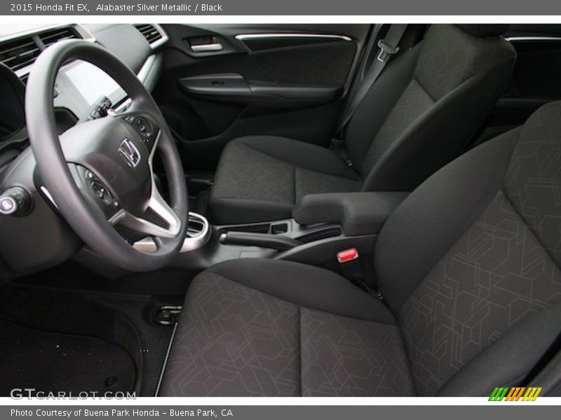 Alabaster Silver Metallic / Black 2015 Honda Fit EX