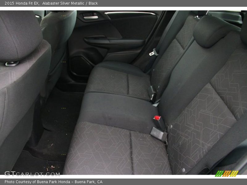Alabaster Silver Metallic / Black 2015 Honda Fit EX