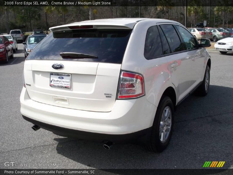 Creme Brulee / Medium Light Stone 2008 Ford Edge SEL AWD