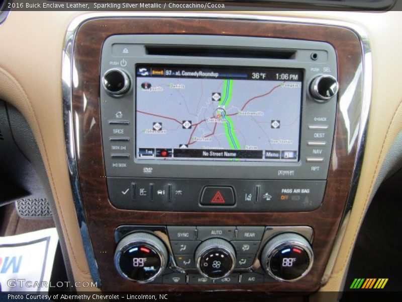 Sparkling Silver Metallic / Choccachino/Cocoa 2016 Buick Enclave Leather