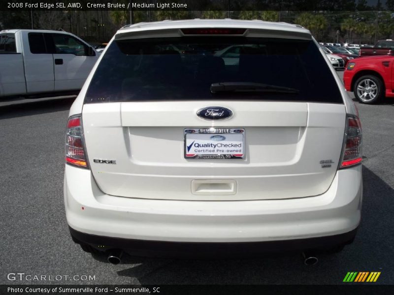 Creme Brulee / Medium Light Stone 2008 Ford Edge SEL AWD