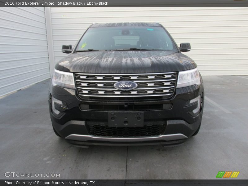 Shadow Black / Ebony Black 2016 Ford Explorer Limited