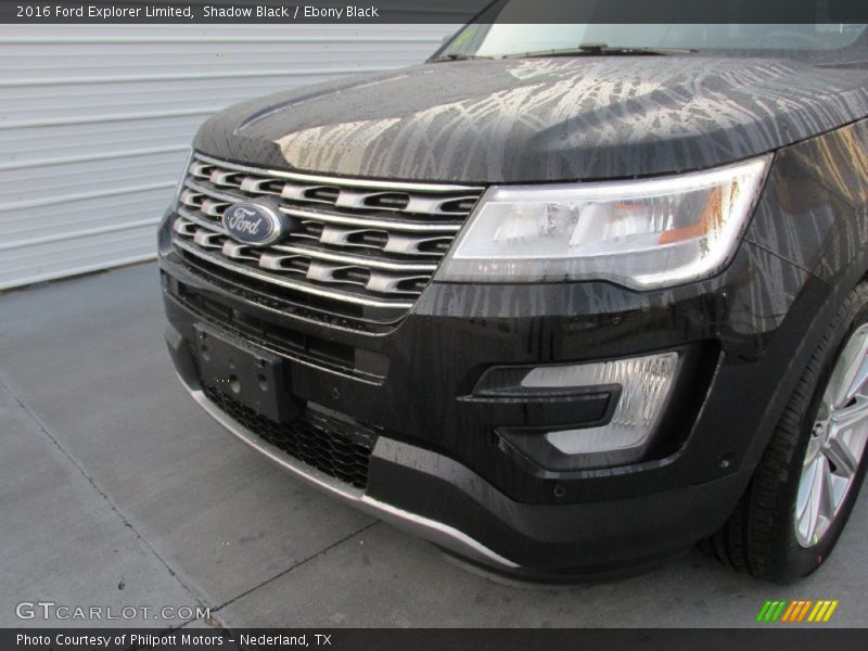 Shadow Black / Ebony Black 2016 Ford Explorer Limited
