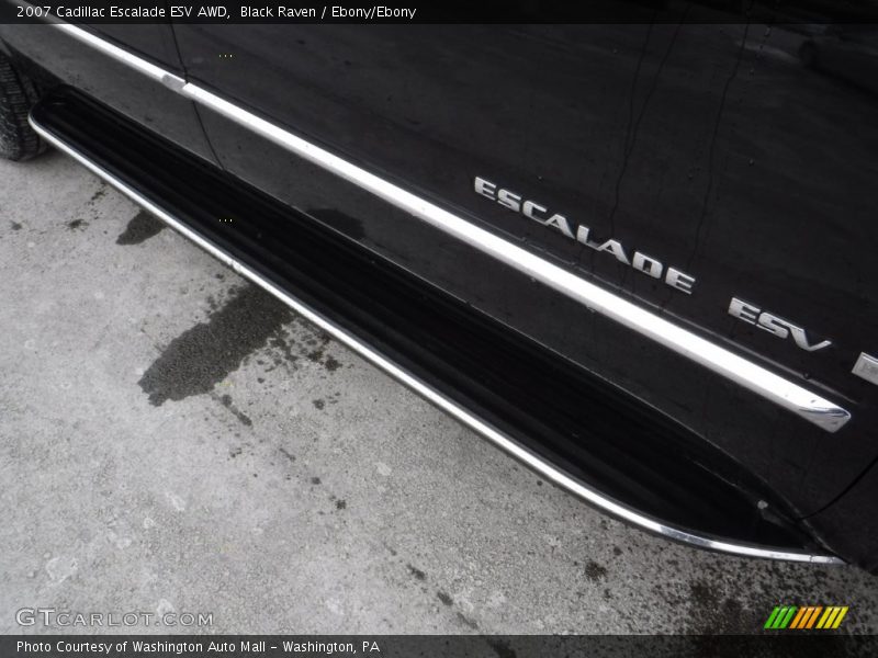 Black Raven / Ebony/Ebony 2007 Cadillac Escalade ESV AWD