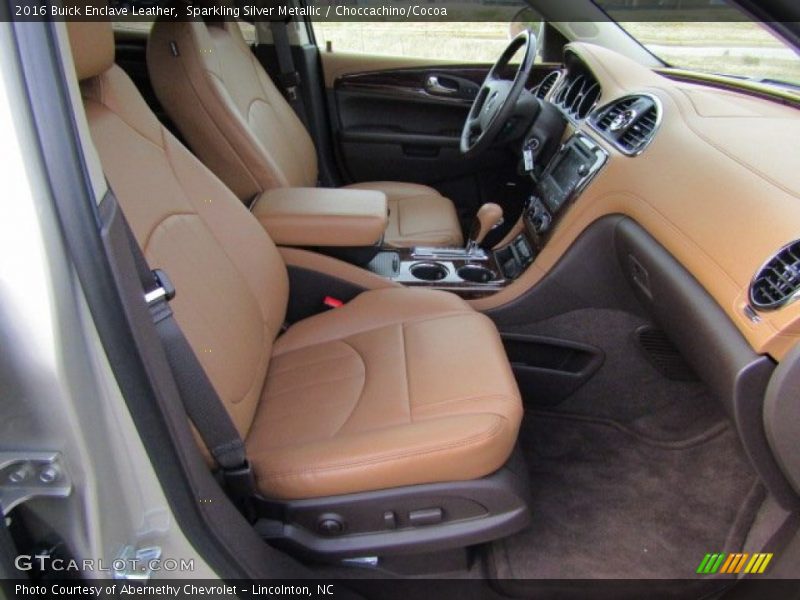 Sparkling Silver Metallic / Choccachino/Cocoa 2016 Buick Enclave Leather