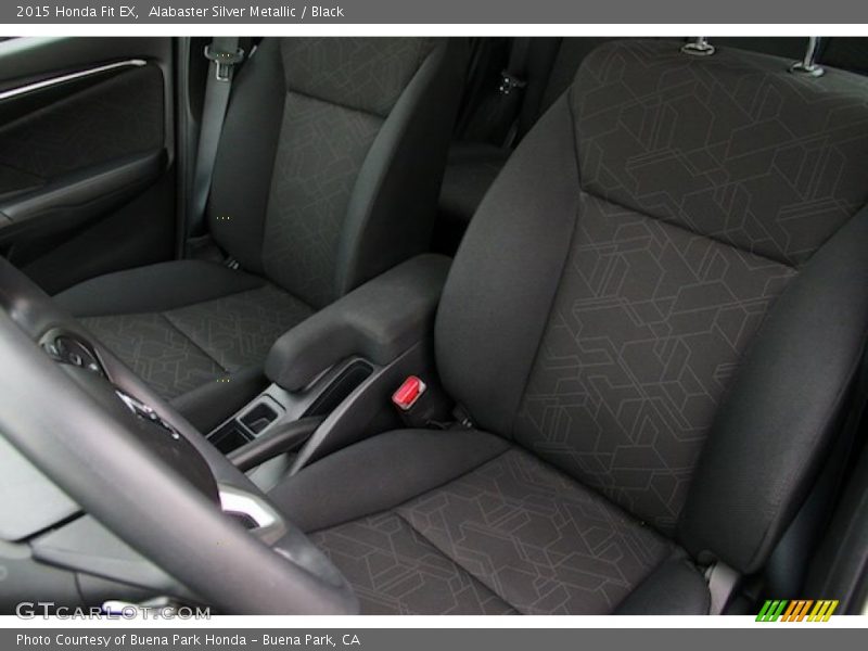 Alabaster Silver Metallic / Black 2015 Honda Fit EX