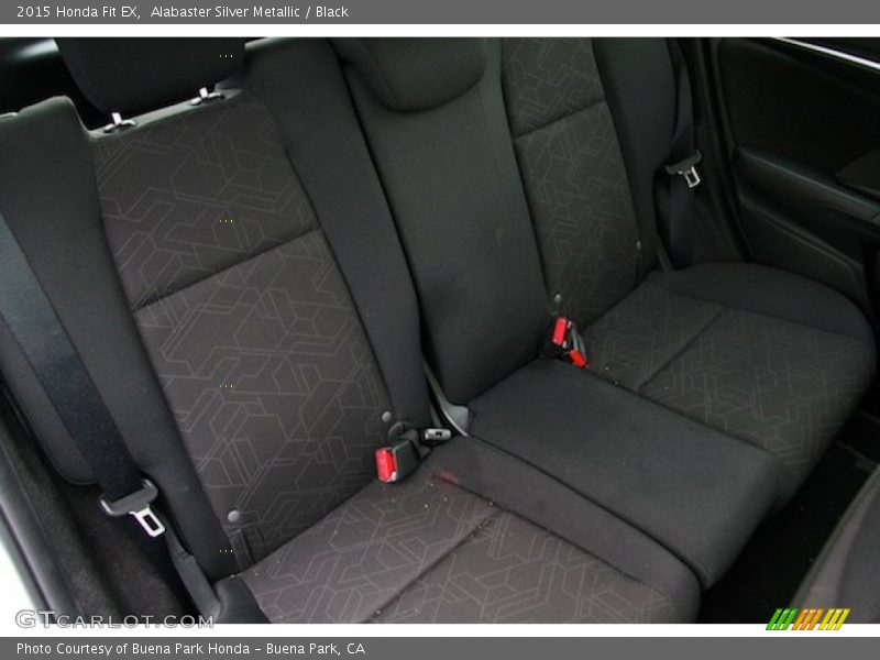 Alabaster Silver Metallic / Black 2015 Honda Fit EX