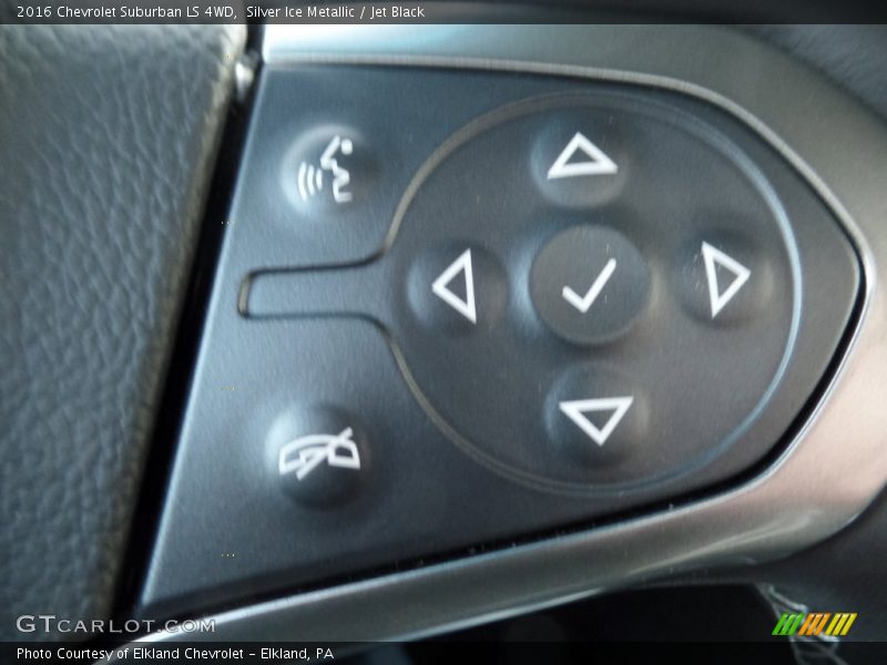 Silver Ice Metallic / Jet Black 2016 Chevrolet Suburban LS 4WD
