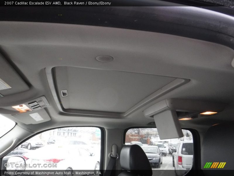 Black Raven / Ebony/Ebony 2007 Cadillac Escalade ESV AWD