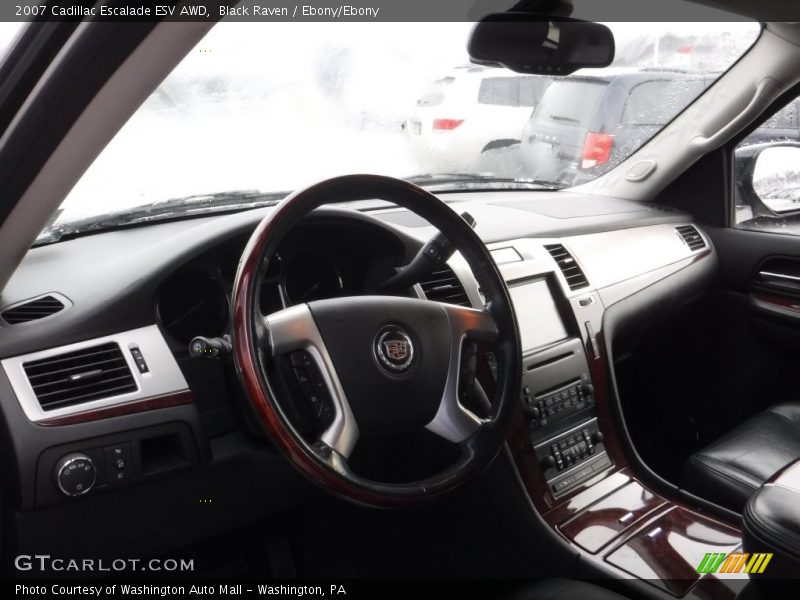Black Raven / Ebony/Ebony 2007 Cadillac Escalade ESV AWD