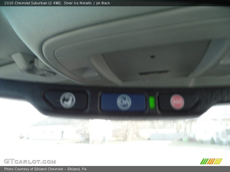 Silver Ice Metallic / Jet Black 2016 Chevrolet Suburban LS 4WD