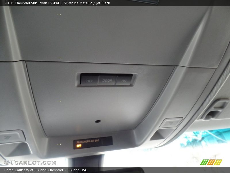 Silver Ice Metallic / Jet Black 2016 Chevrolet Suburban LS 4WD