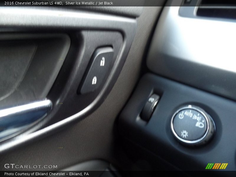 Silver Ice Metallic / Jet Black 2016 Chevrolet Suburban LS 4WD