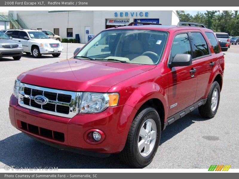 Redfire Metallic / Stone 2008 Ford Escape XLT