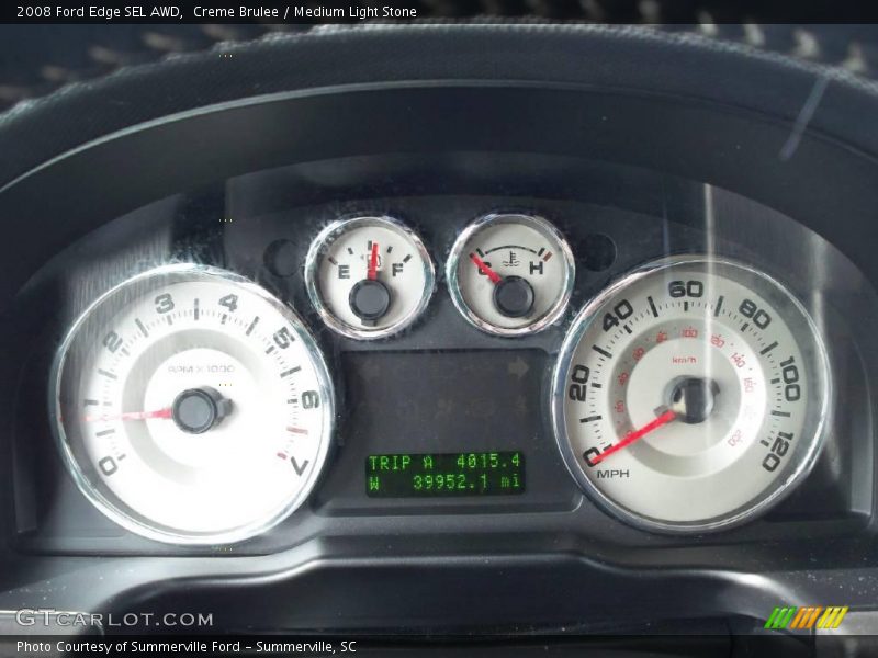 Creme Brulee / Medium Light Stone 2008 Ford Edge SEL AWD