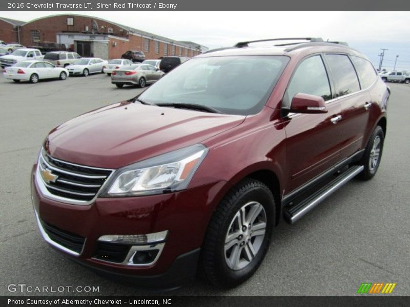 Siren Red Tintcoat / Ebony 2016 Chevrolet Traverse LT