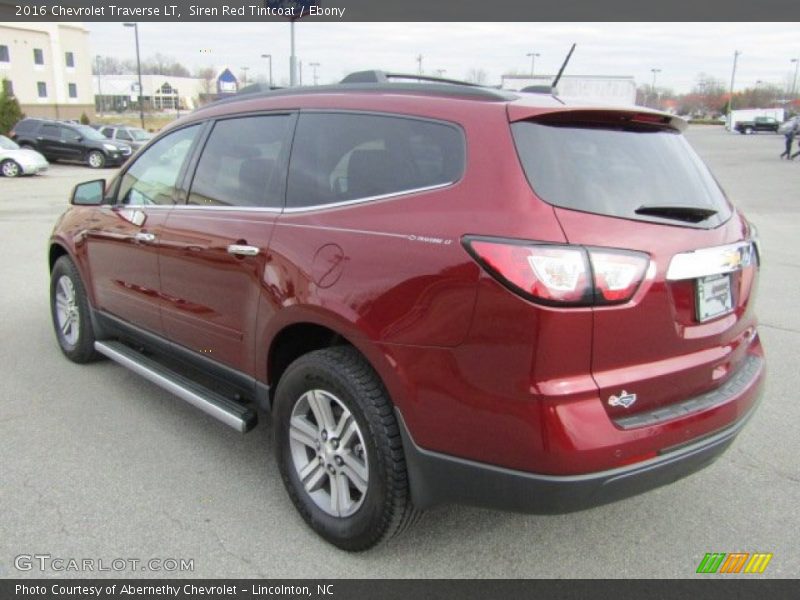Siren Red Tintcoat / Ebony 2016 Chevrolet Traverse LT