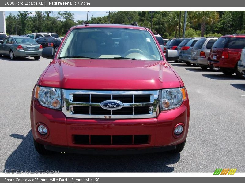 Redfire Metallic / Stone 2008 Ford Escape XLT