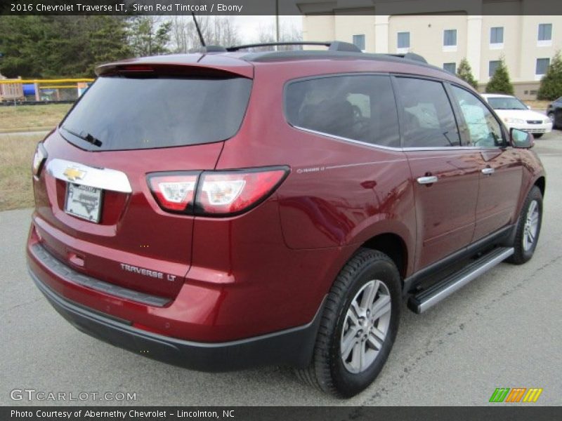 Siren Red Tintcoat / Ebony 2016 Chevrolet Traverse LT