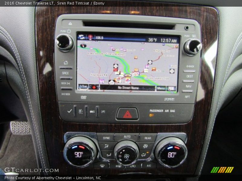 Siren Red Tintcoat / Ebony 2016 Chevrolet Traverse LT