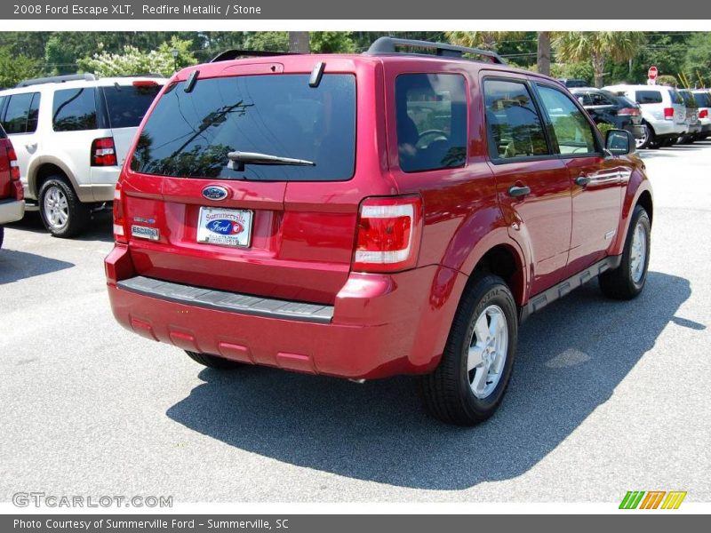 Redfire Metallic / Stone 2008 Ford Escape XLT