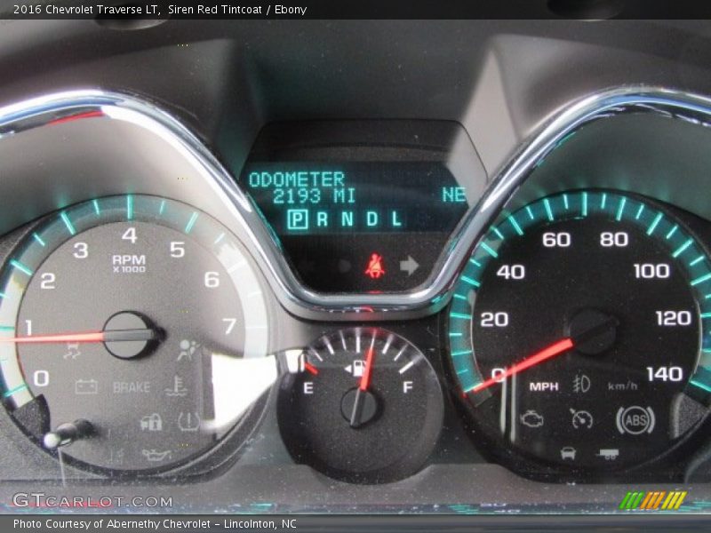 Siren Red Tintcoat / Ebony 2016 Chevrolet Traverse LT
