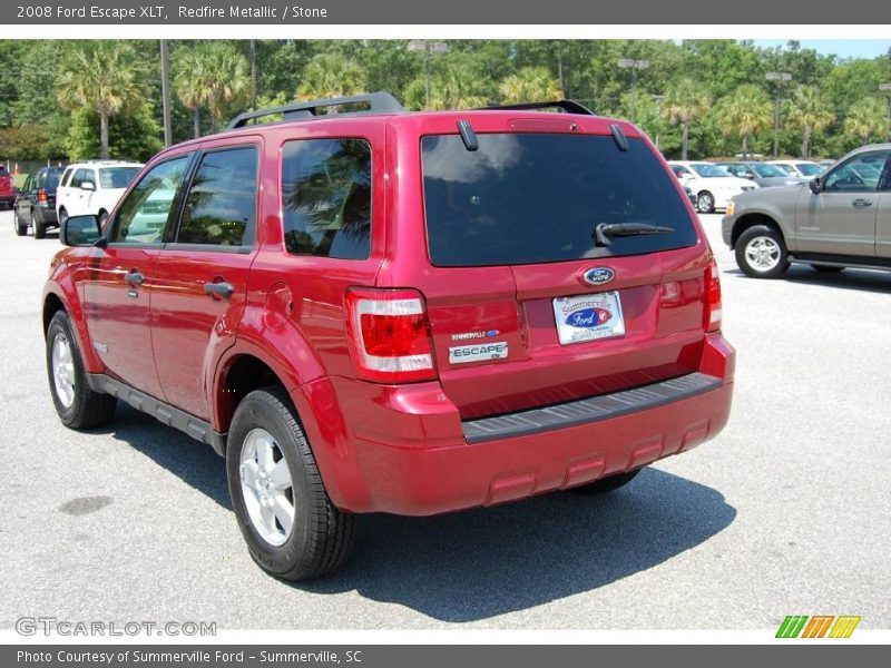 Redfire Metallic / Stone 2008 Ford Escape XLT