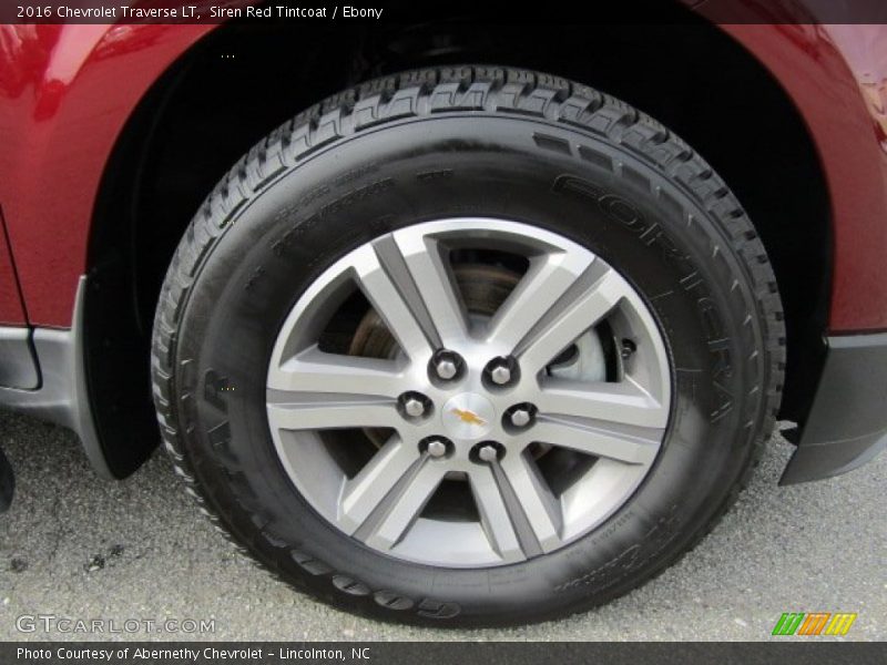 Siren Red Tintcoat / Ebony 2016 Chevrolet Traverse LT