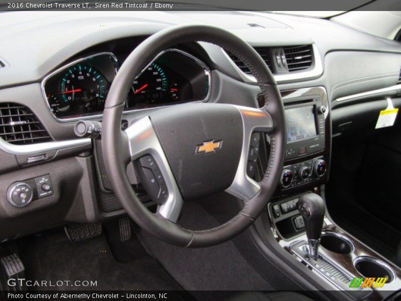 Siren Red Tintcoat / Ebony 2016 Chevrolet Traverse LT