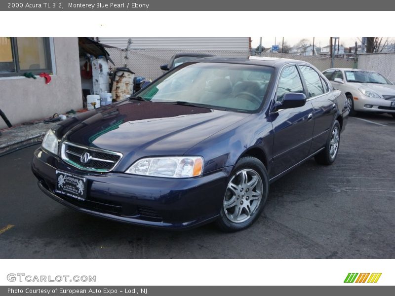 Monterey Blue Pearl / Ebony 2000 Acura TL 3.2