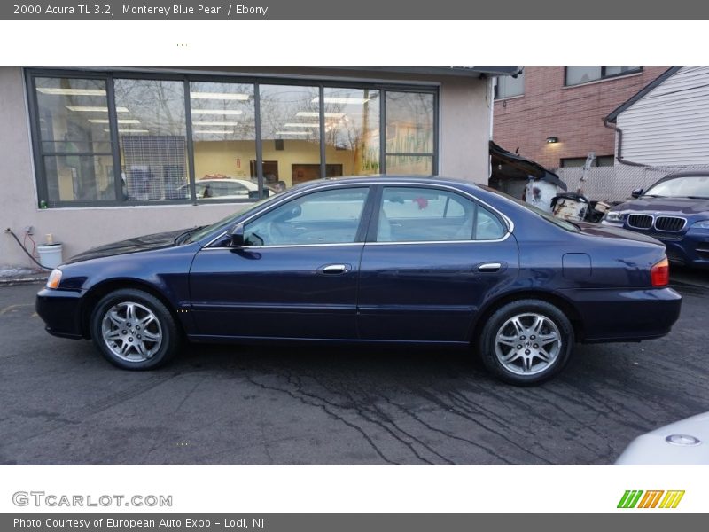 Monterey Blue Pearl / Ebony 2000 Acura TL 3.2