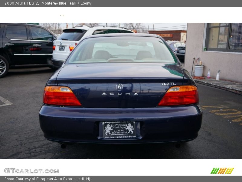 Monterey Blue Pearl / Ebony 2000 Acura TL 3.2