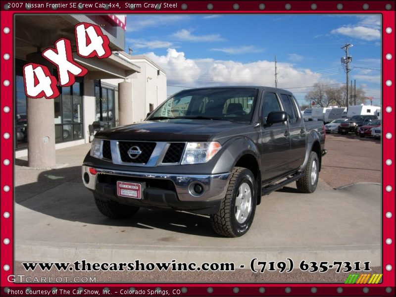 Storm Gray / Steel 2007 Nissan Frontier SE Crew Cab 4x4