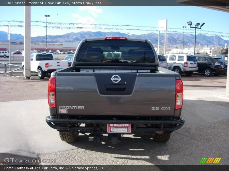 Storm Gray / Steel 2007 Nissan Frontier SE Crew Cab 4x4