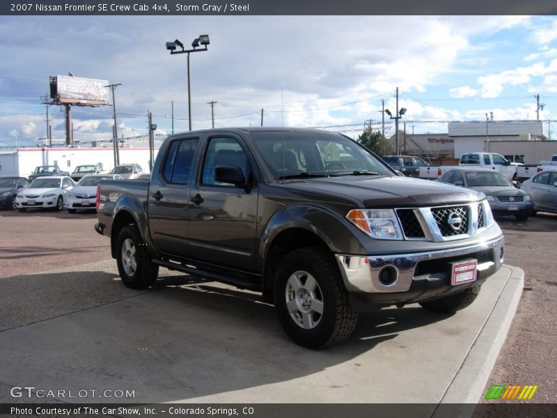 Storm Gray / Steel 2007 Nissan Frontier SE Crew Cab 4x4