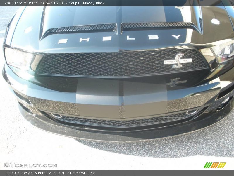 Black / Black 2008 Ford Mustang Shelby GT500KR Coupe