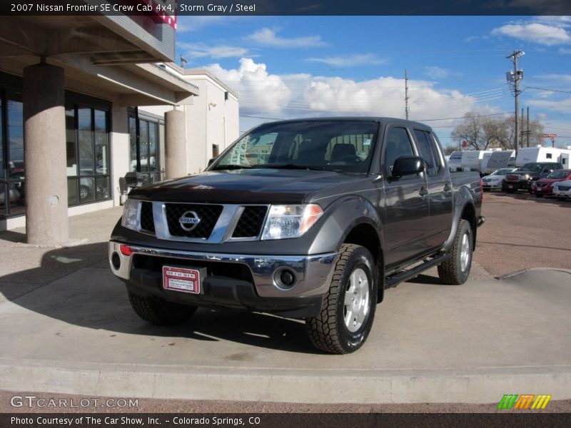 Storm Gray / Steel 2007 Nissan Frontier SE Crew Cab 4x4
