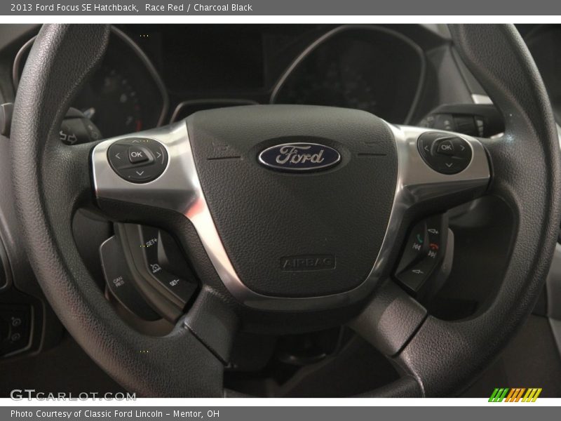 Race Red / Charcoal Black 2013 Ford Focus SE Hatchback
