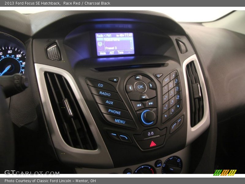 Race Red / Charcoal Black 2013 Ford Focus SE Hatchback
