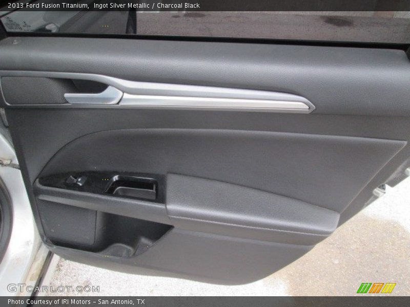 Ingot Silver Metallic / Charcoal Black 2013 Ford Fusion Titanium
