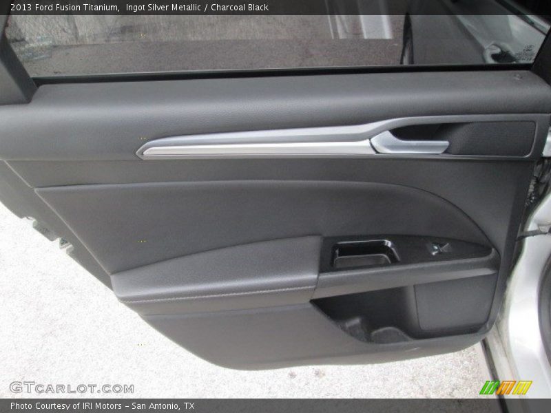 Ingot Silver Metallic / Charcoal Black 2013 Ford Fusion Titanium
