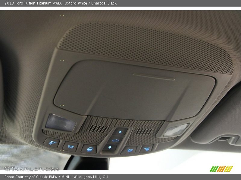 Oxford White / Charcoal Black 2013 Ford Fusion Titanium AWD