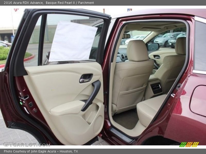 Basque Red Pearl II / Parchment 2016 Acura RDX Advance